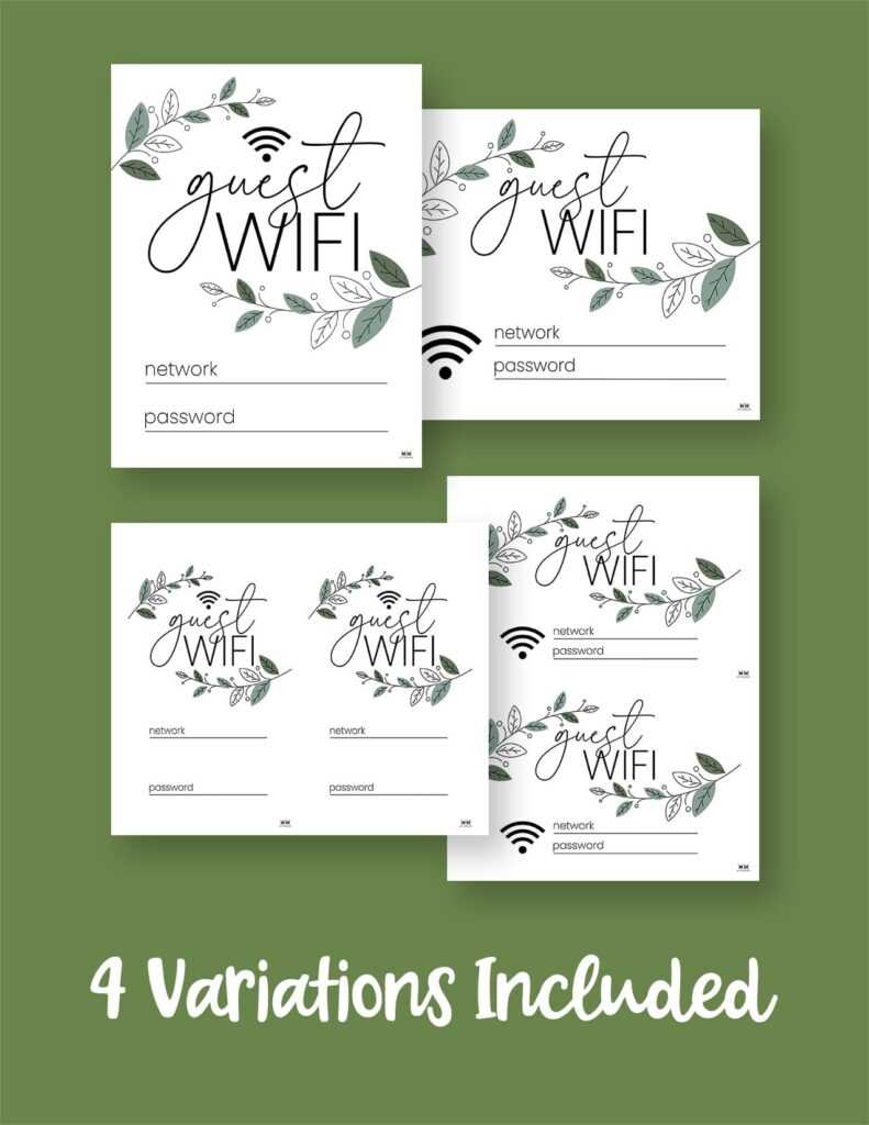 wifi password sign free printable wifi password sign free printable