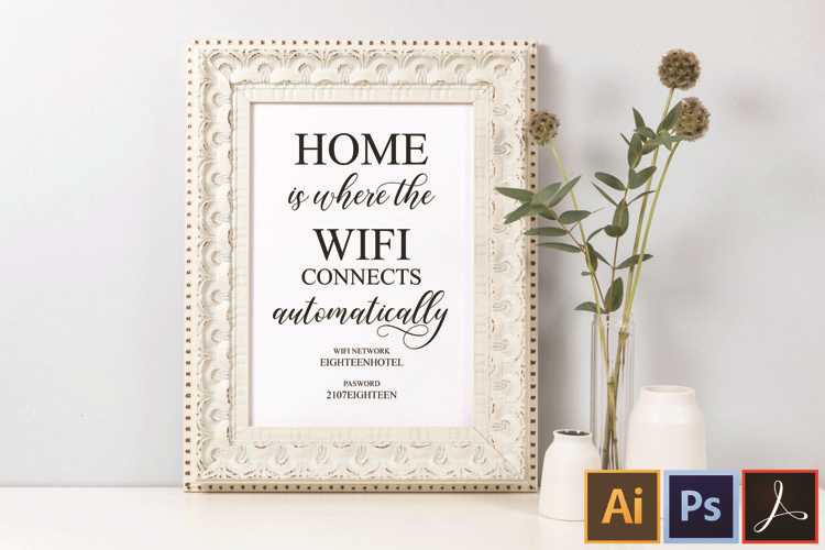 wifi password sign printable wifi password sign printable