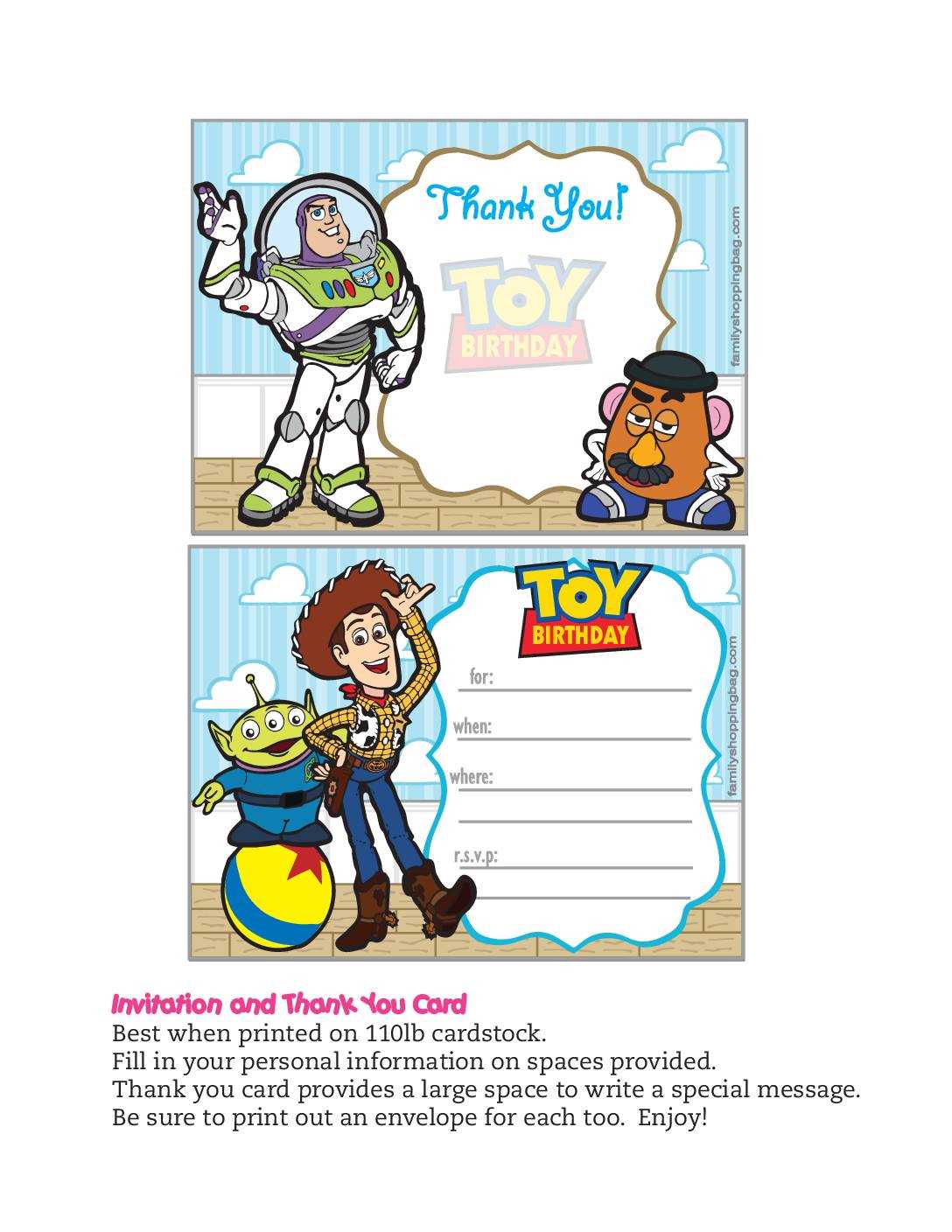 free printable toy story characters