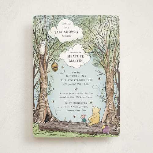 winnie the pooh invitations printable