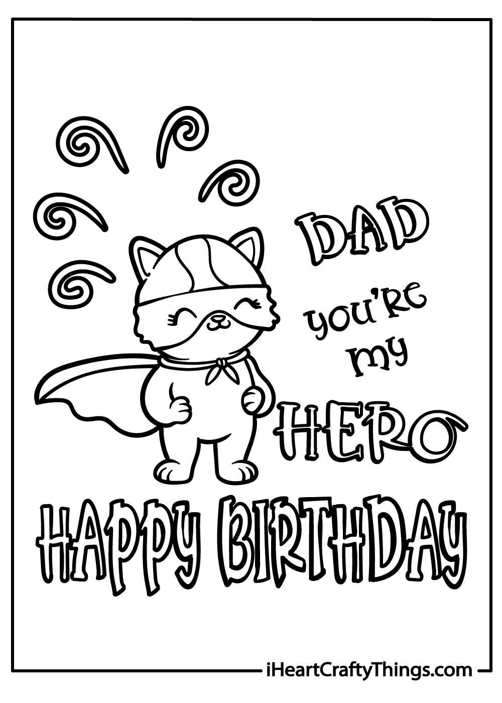 happy birthday daddy printable cards happy birthday daddy printable cards