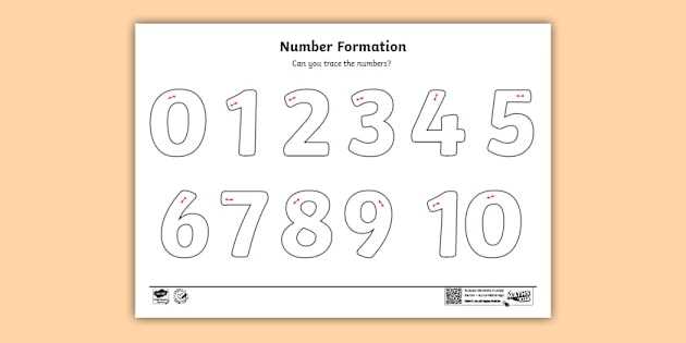 numbers trace printable numbers trace printable