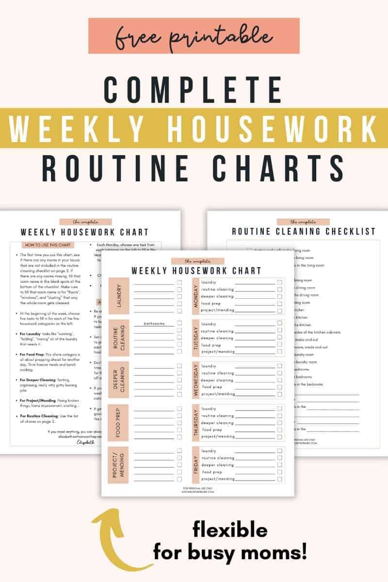 free printable chore list free printable chore list