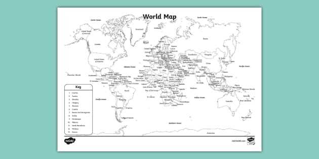 world map black white printable world map black white printable