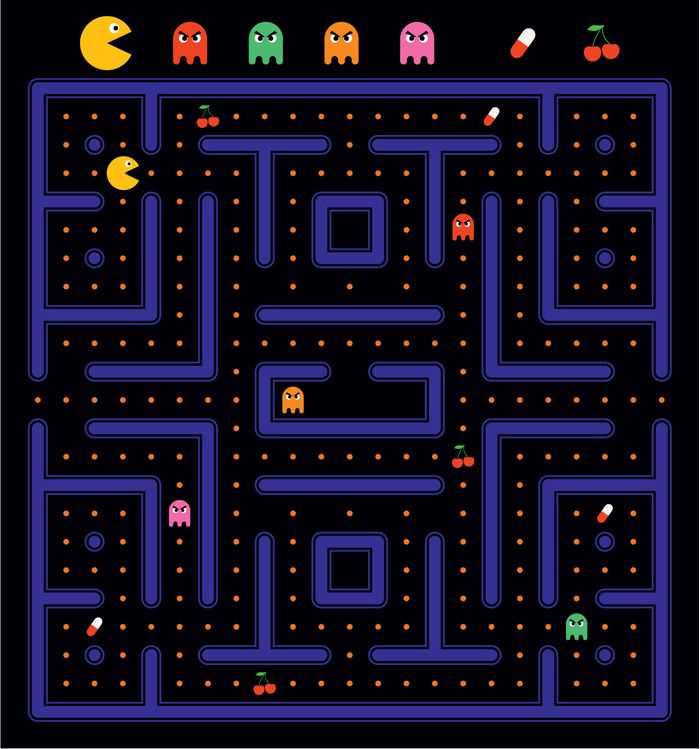 printable pac man