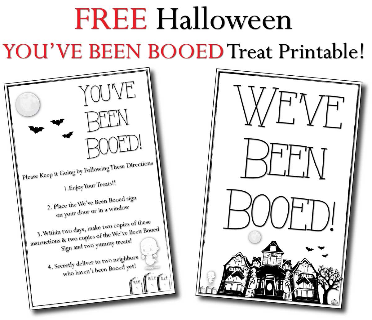 you ve been booed free printables