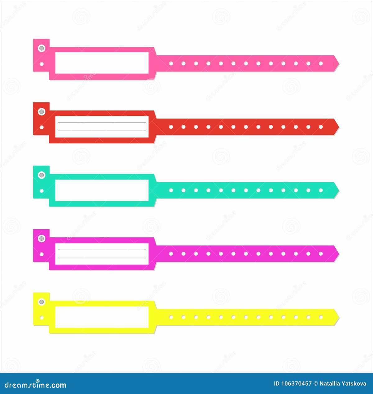 wristband template printable