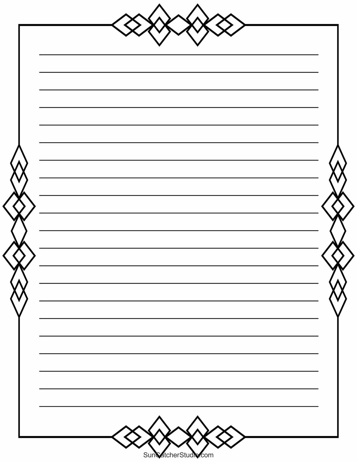 writing paper printable free