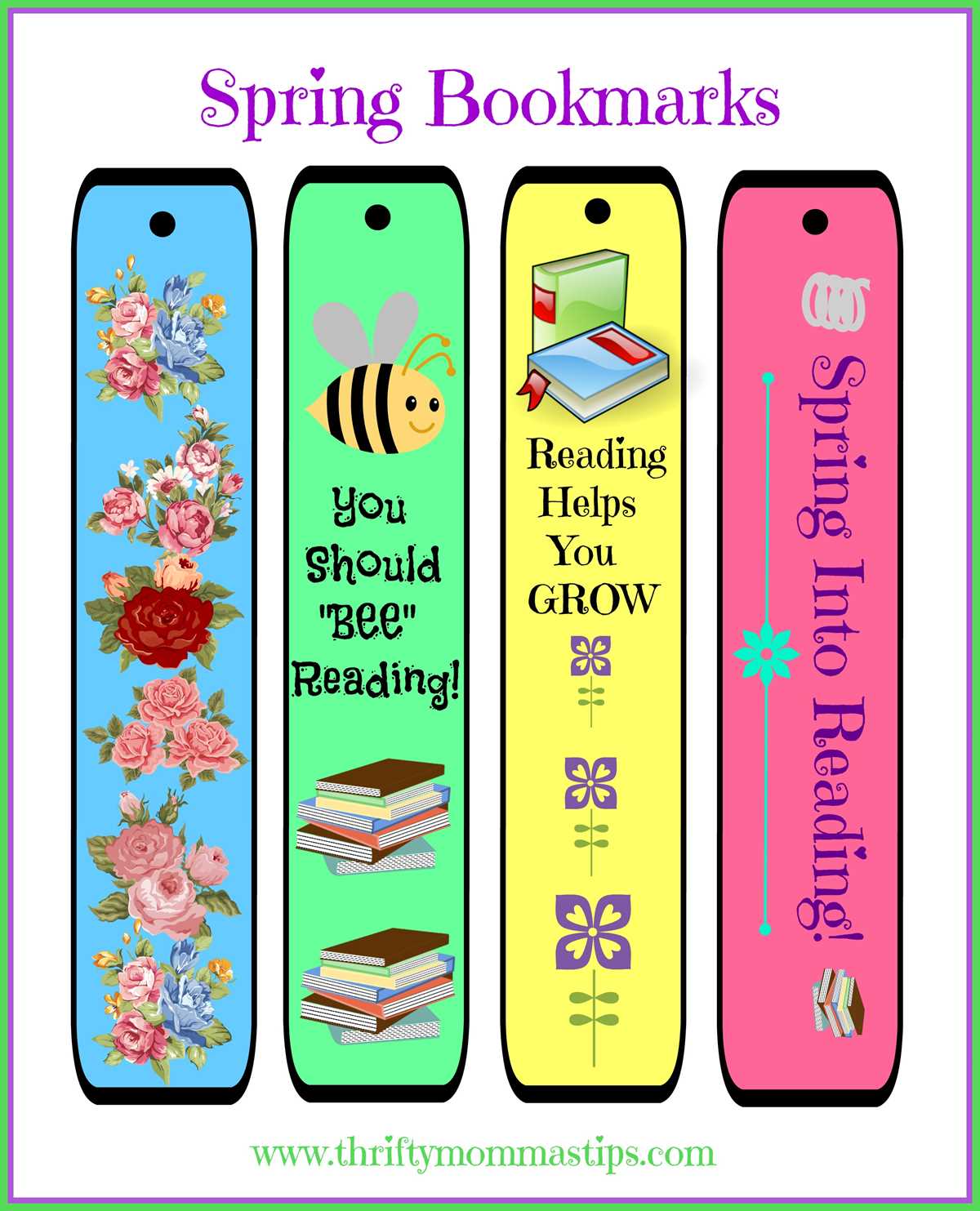 bookmark printable free