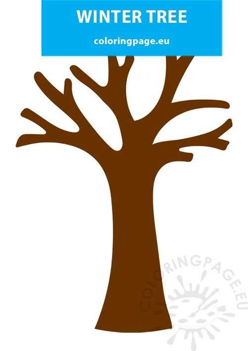 tree without leaves printable
