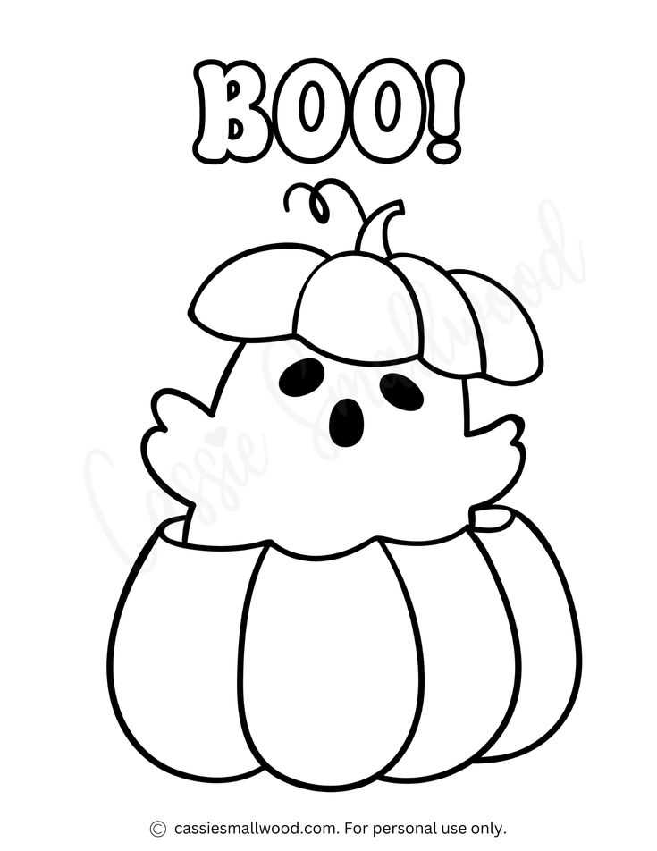 pumpkin coloring page printable