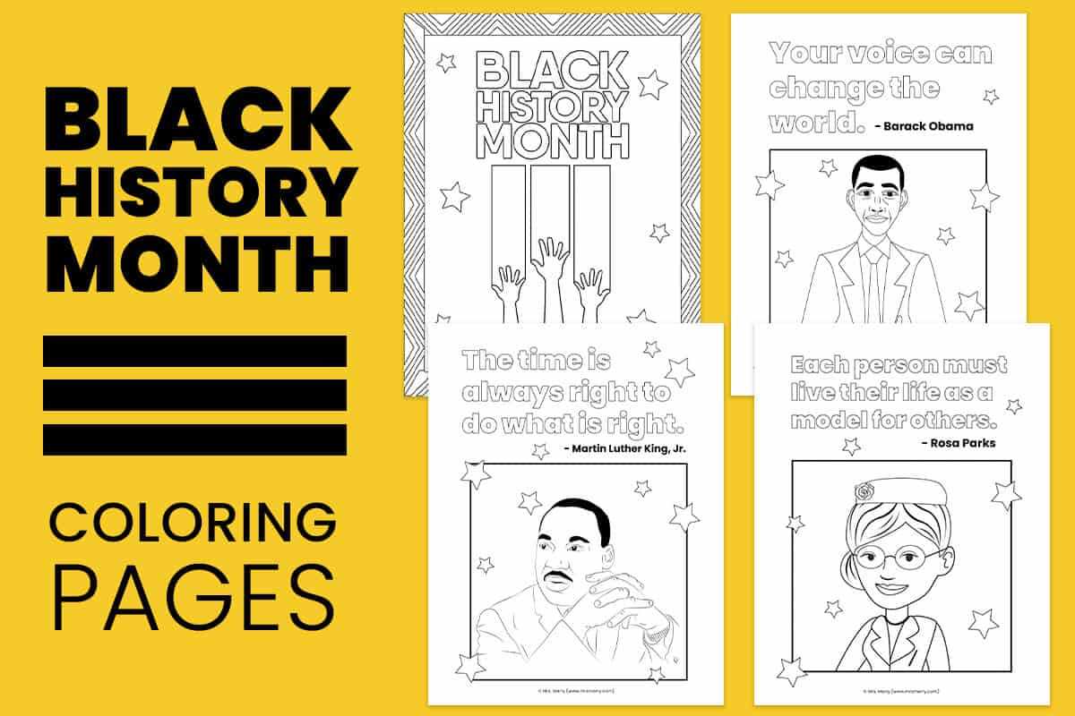 free printable black history month posters
