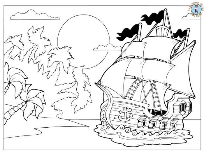 pirate coloring pages printable pirate coloring pages printable
