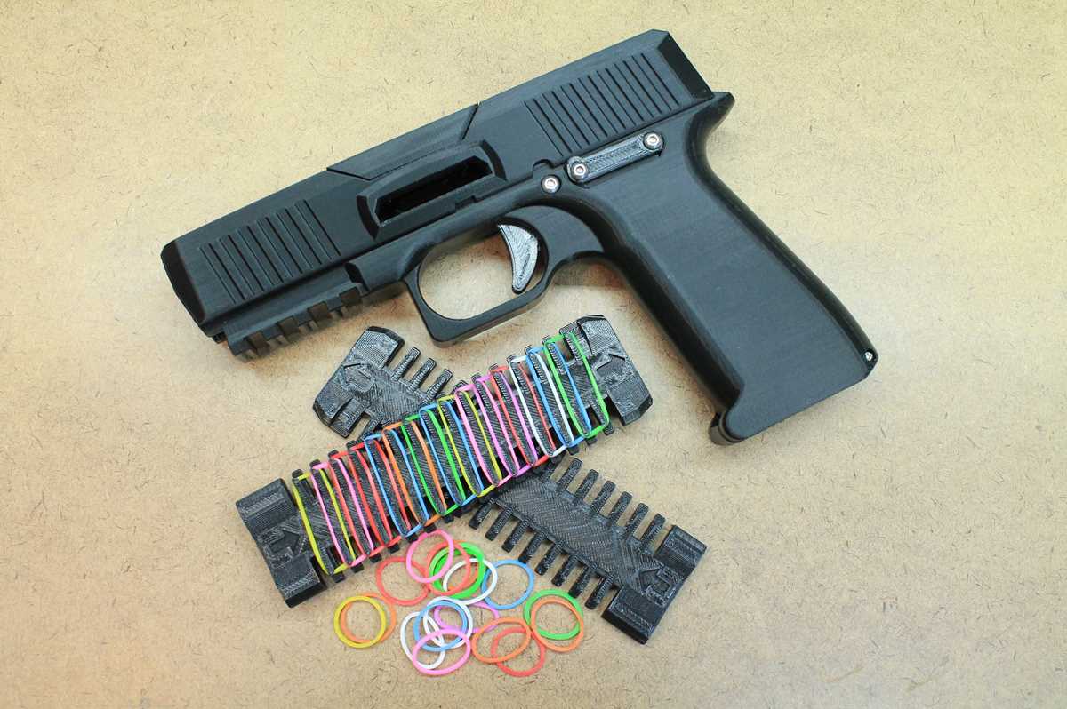 3d printable rubber band gun 3d printable rubber band gun