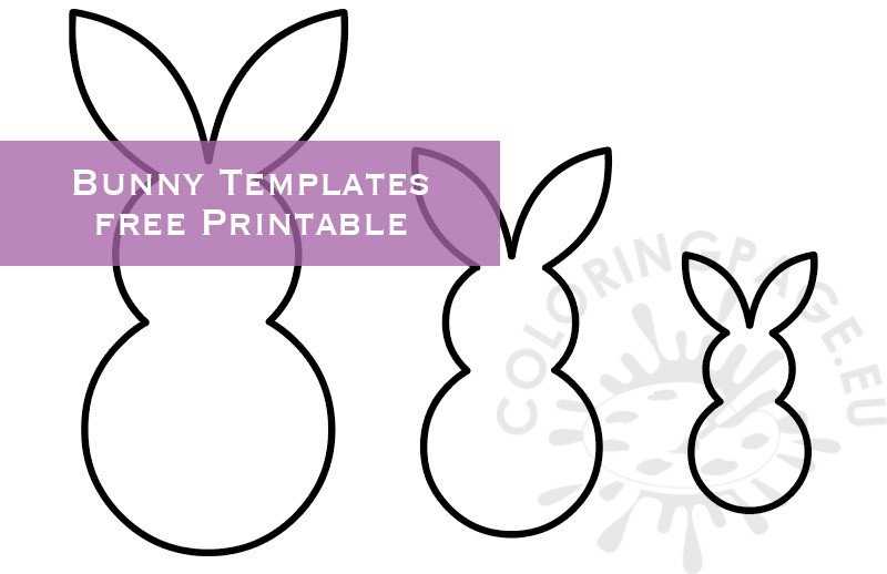 free printable rabbit template free printable rabbit template