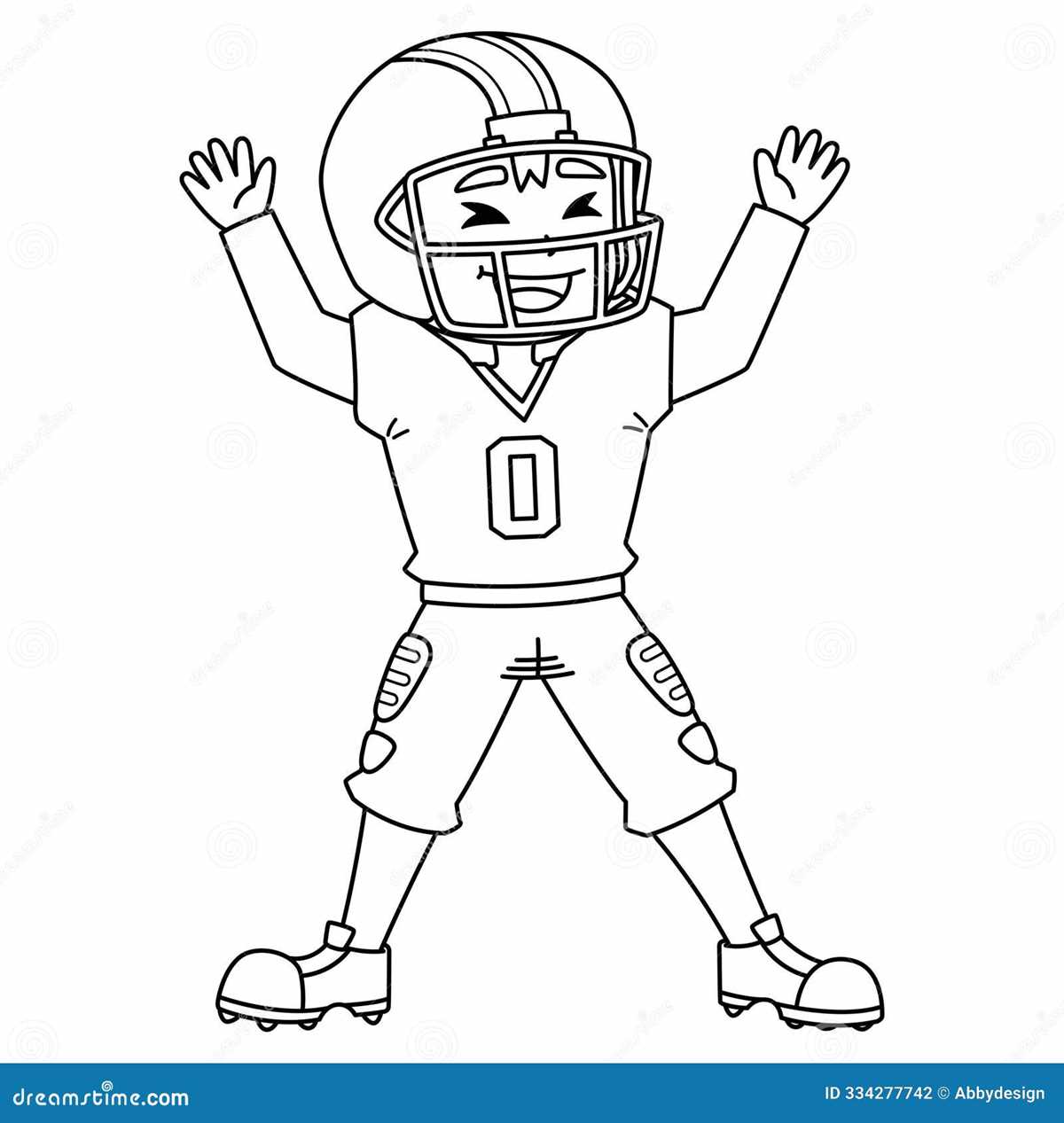 printable football player coloring pages