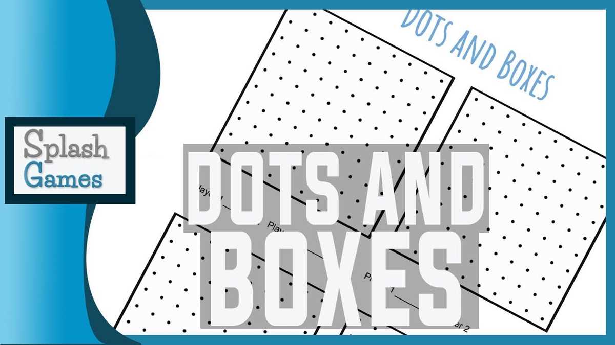 dots and squares game printable dots and squares game printable