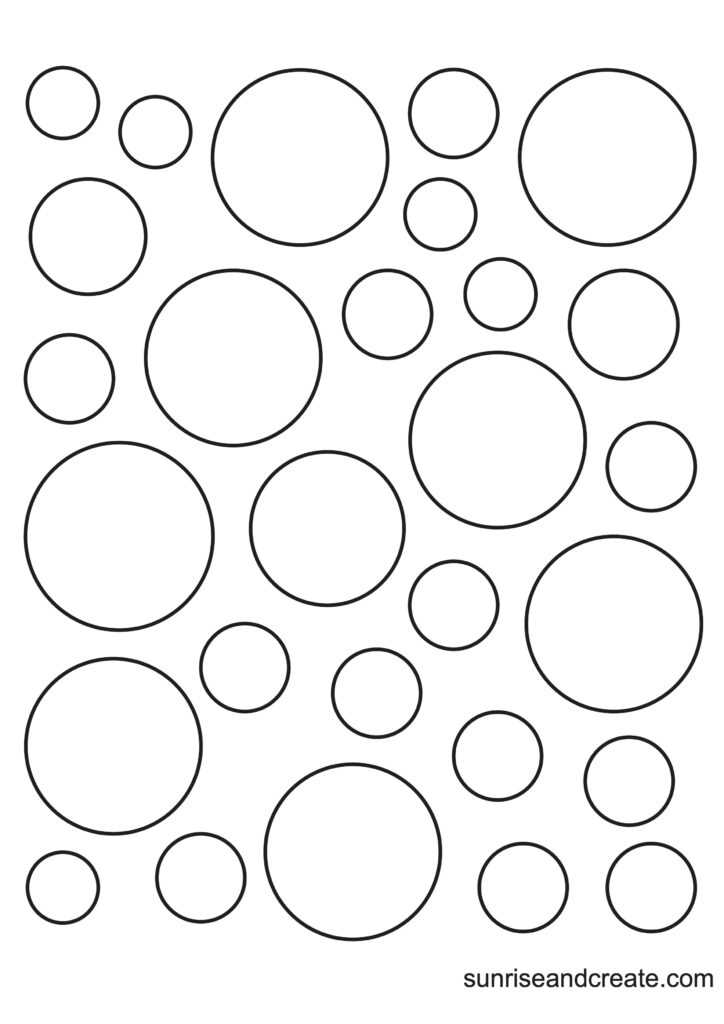 printable circles template printable circles template