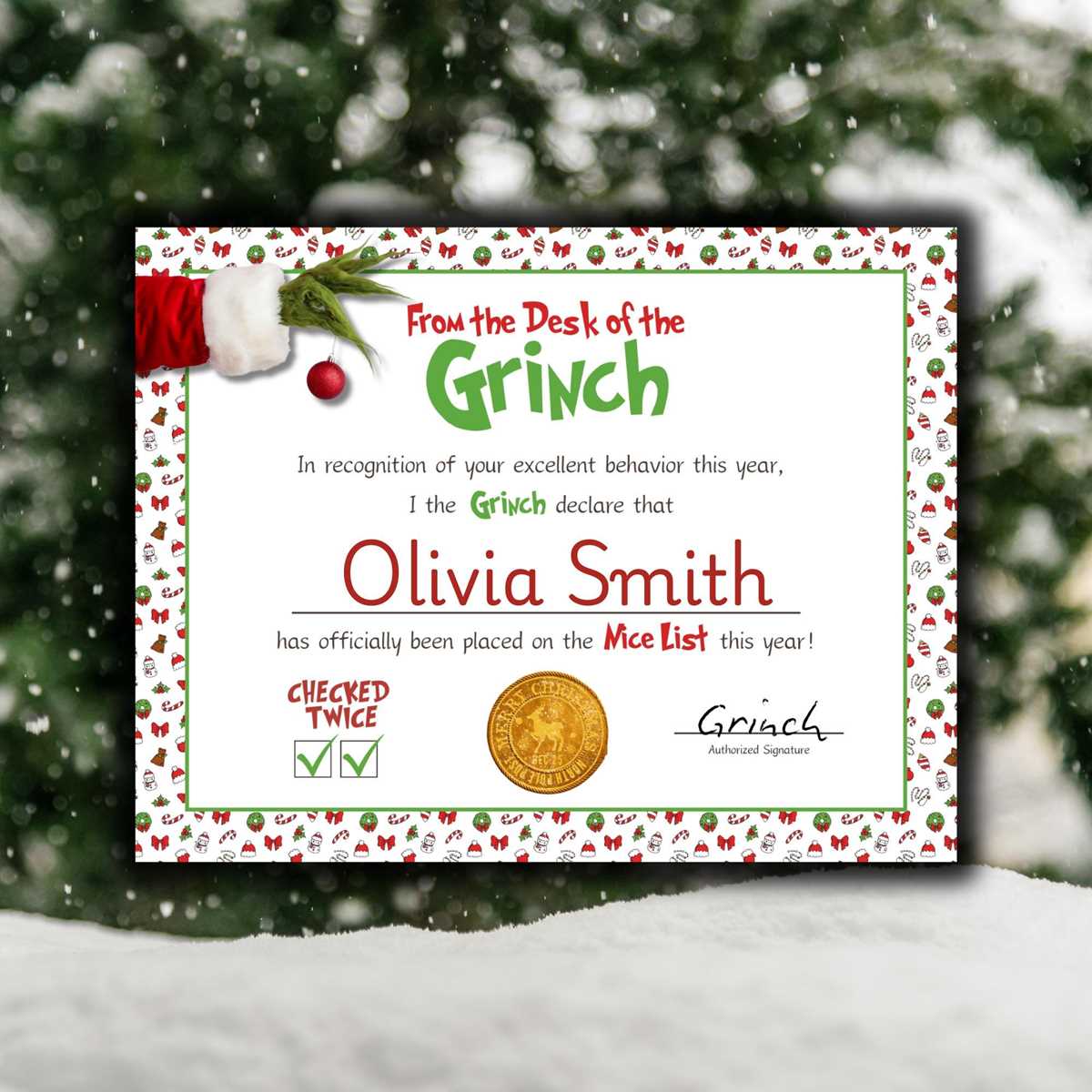 grinch dust printable
