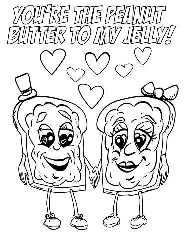 coloring pages printable valentines