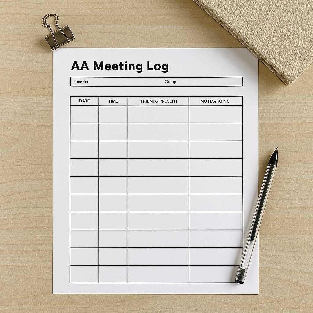 aa attendance sheet printable aa attendance sheet printable