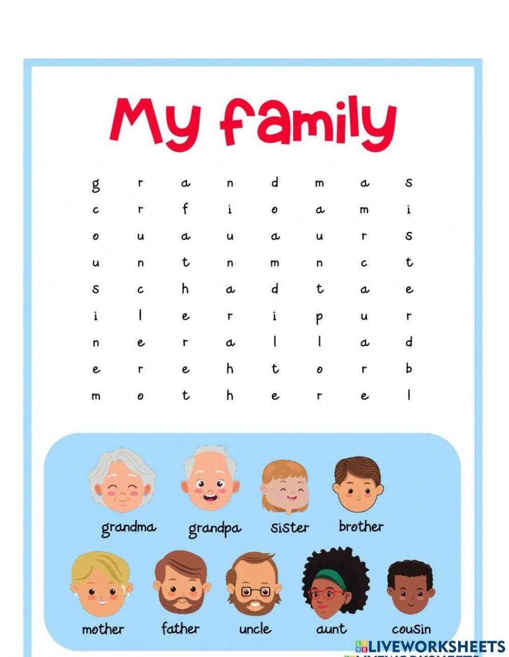 family crossword puzzle printable family crossword puzzle printable