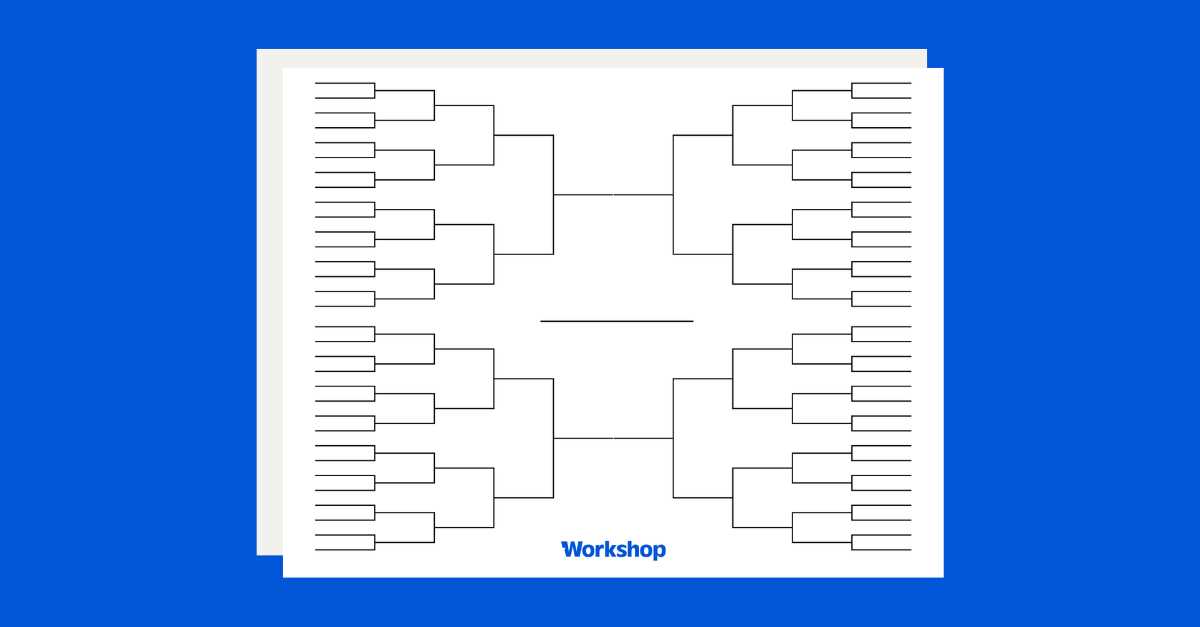printable 64 team bracket