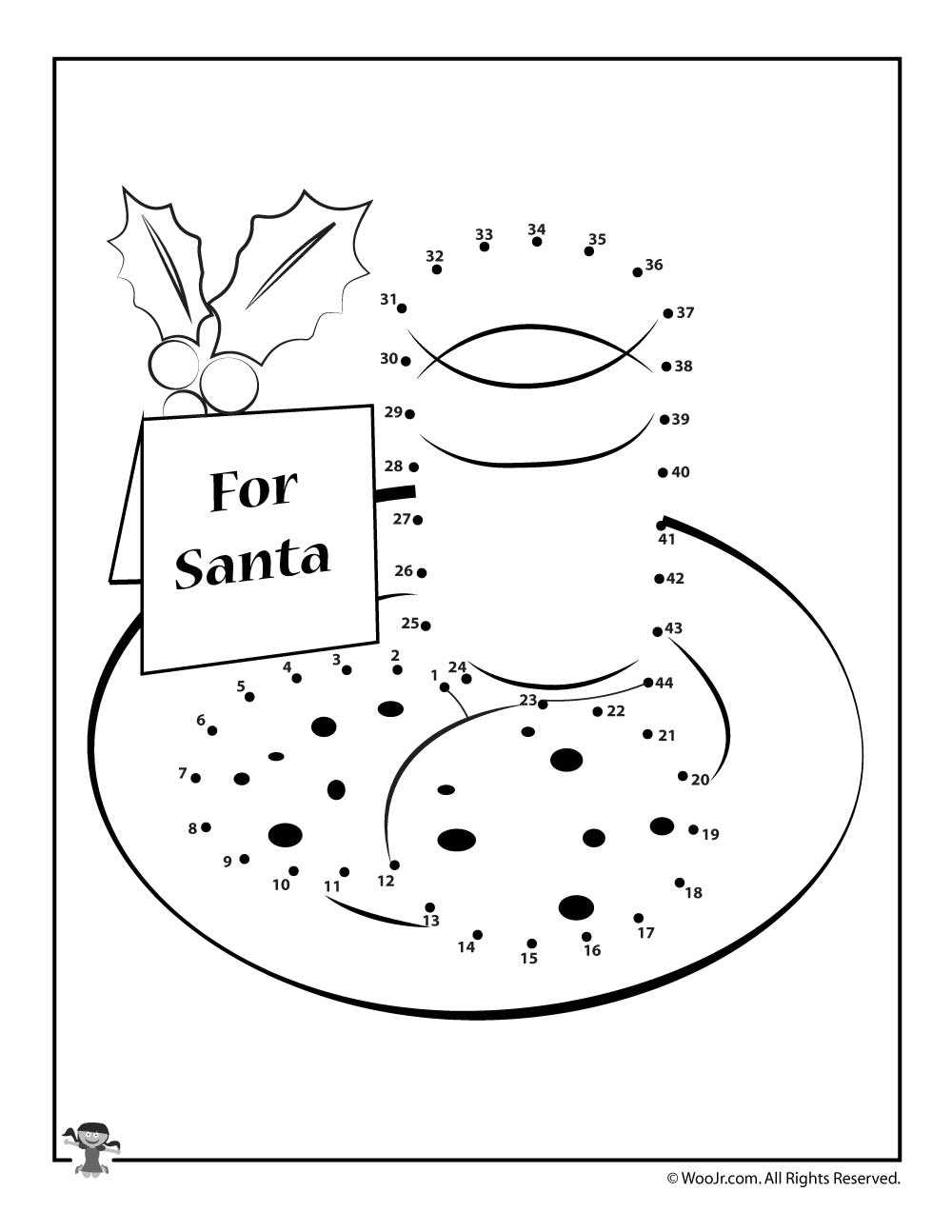 xmas dot to dot printables xmas dot to dot printables