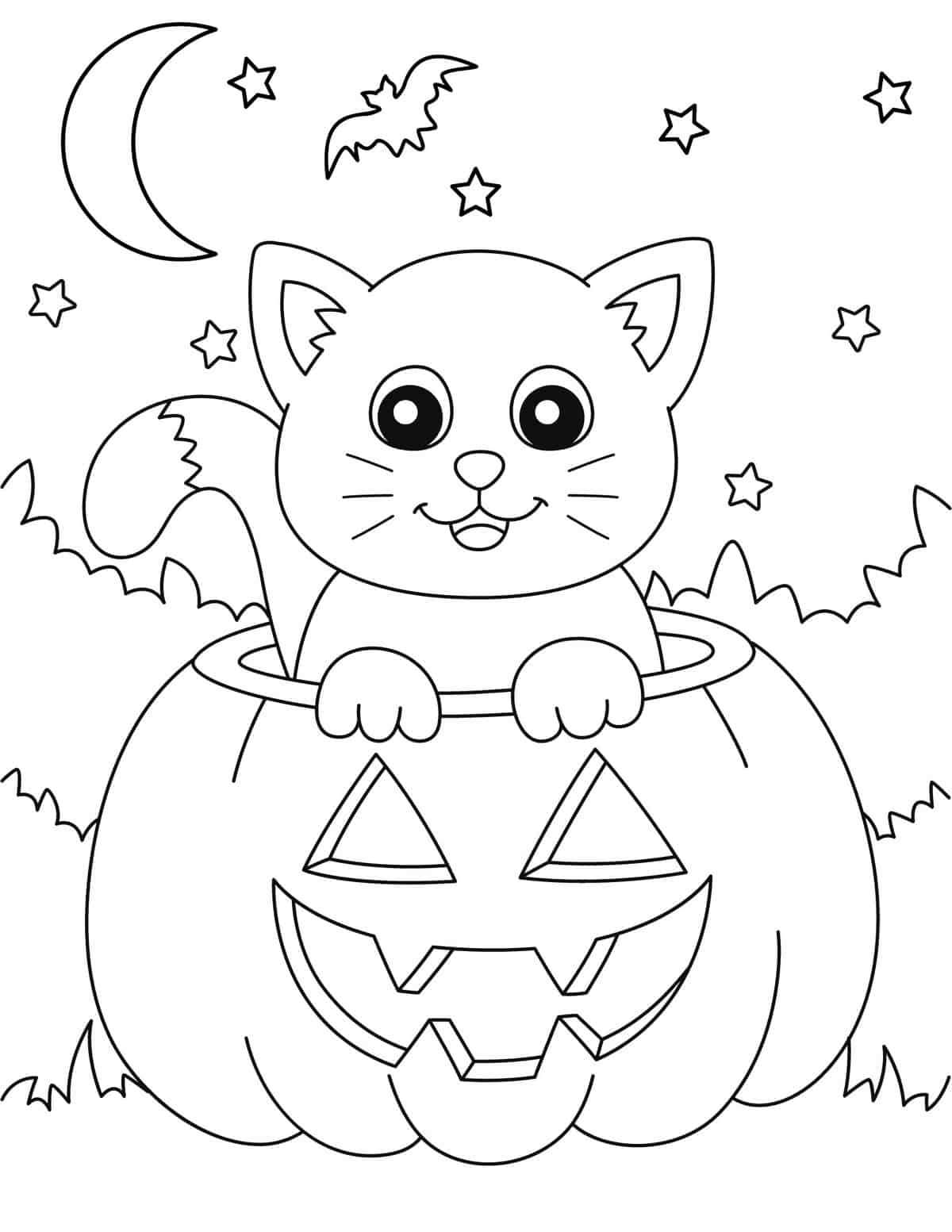 halloween coloring pages printables