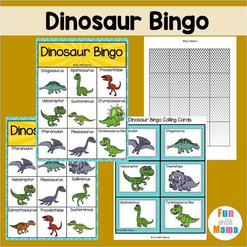 dinosaur bingo printable dinosaur bingo printable