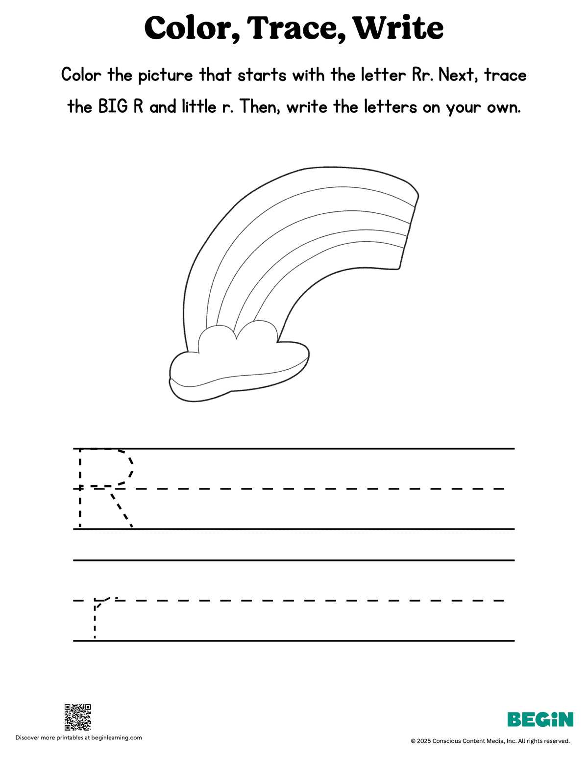 printable letter r printable letter r