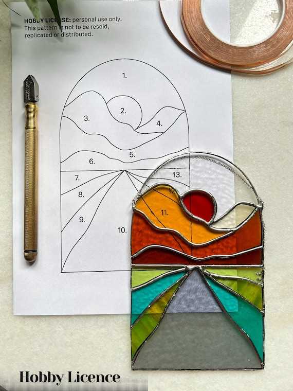 printable beginner stained glass patterns