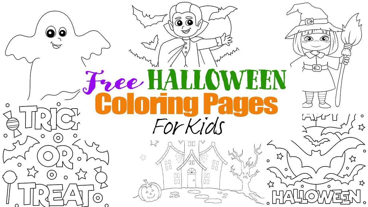 free printable halloween coloring pages for kindergarten