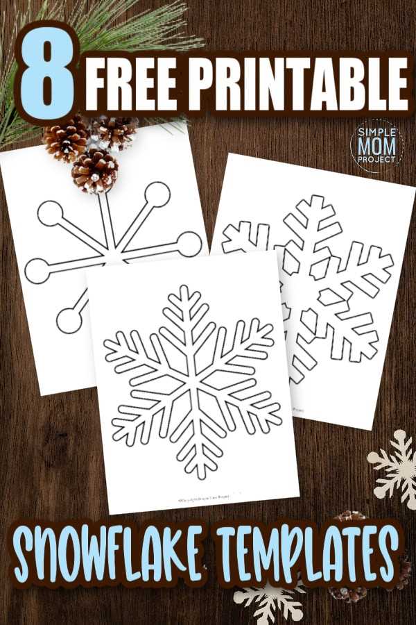 simple printable snowflake simple printable snowflake