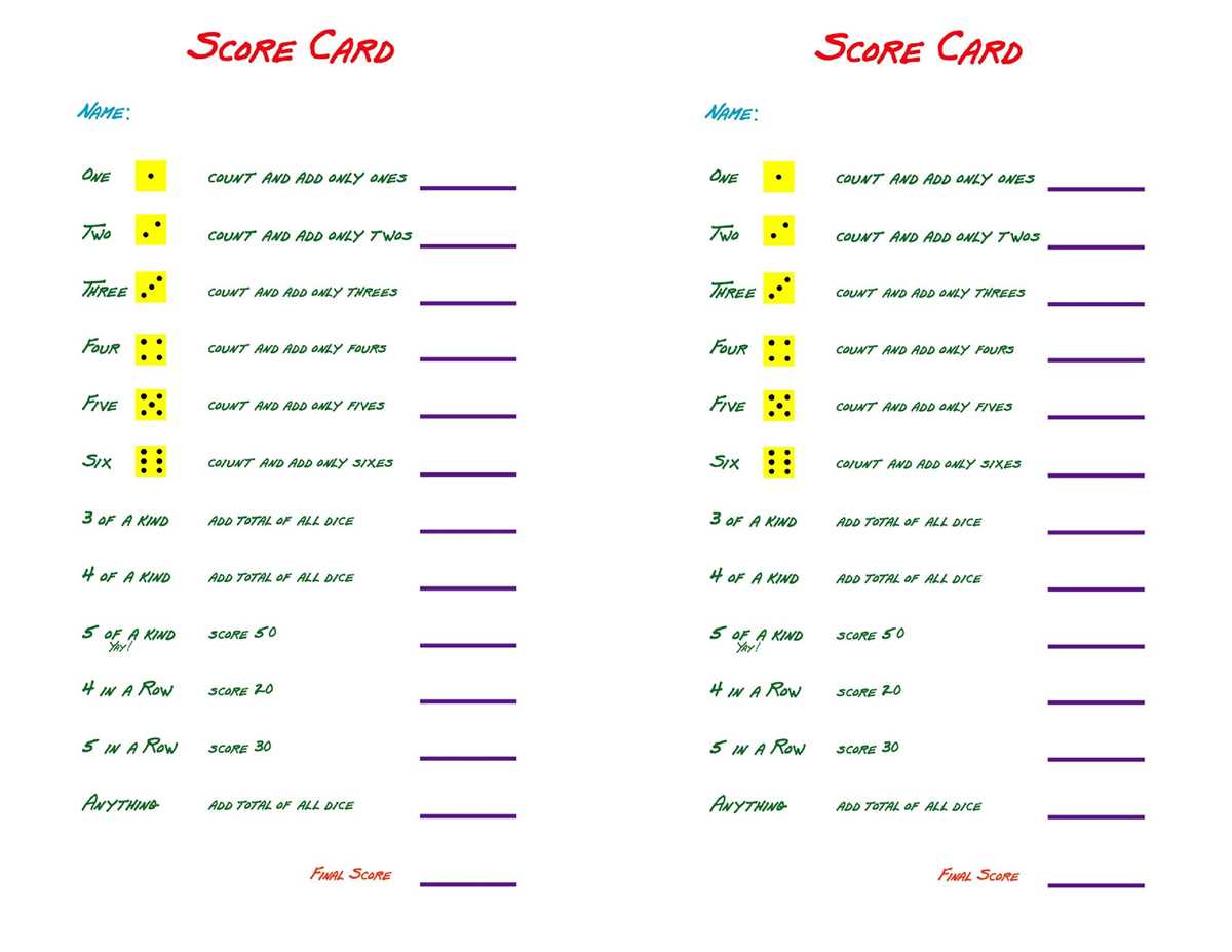 yahtzee printable rules yahtzee printable rules