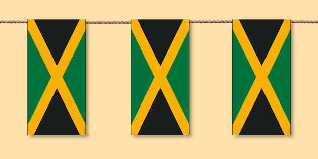 printable jamaica flag printable jamaica flag
