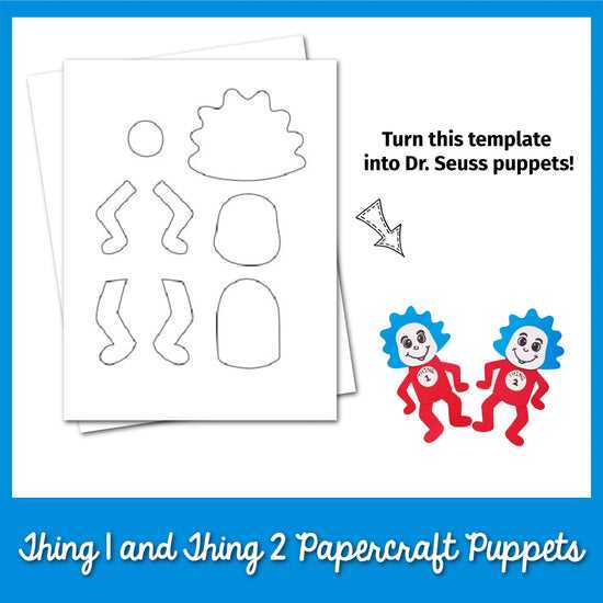 thing 1 thing 2 printables thing 1 thing 2 printables