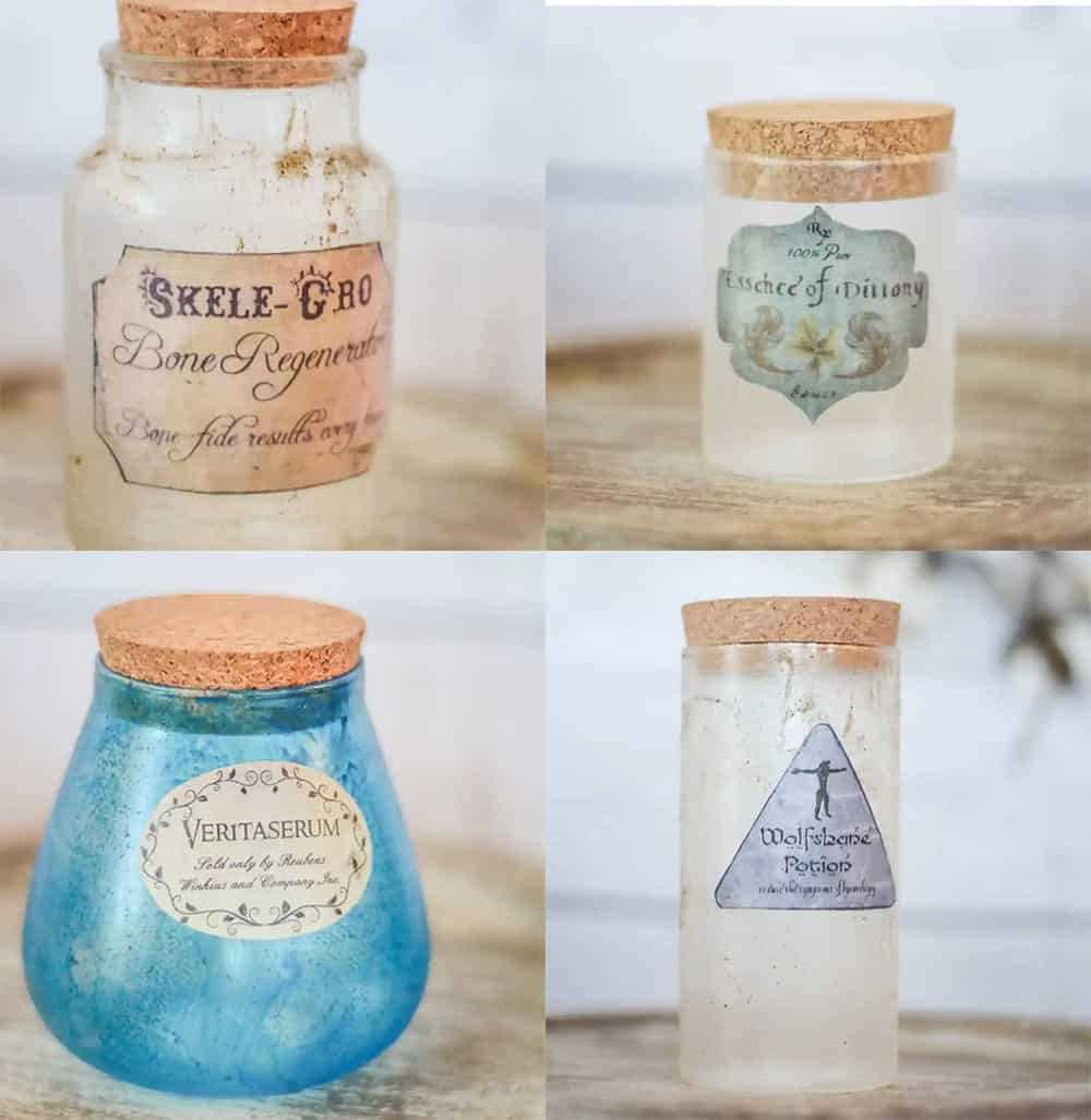 harry potter printable potion labels harry potter printable potion labels