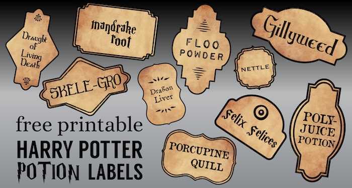 harry potter decorations printable harry potter decorations printable