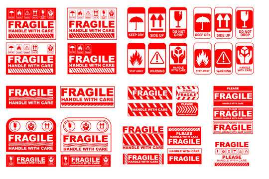 free printable fragile labels free printable fragile labels