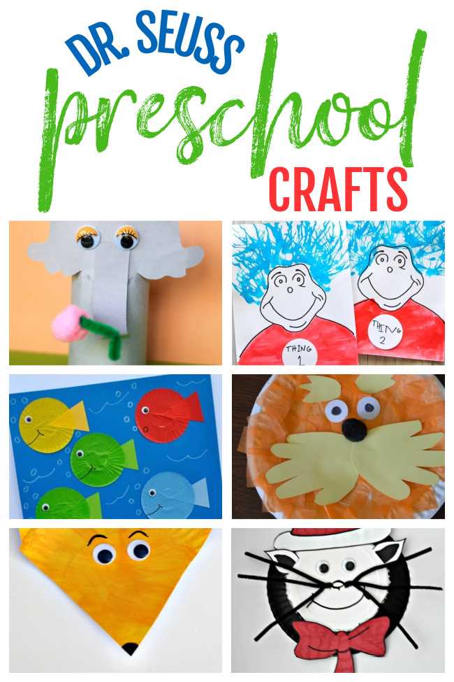 printable dr seuss crafts preschool