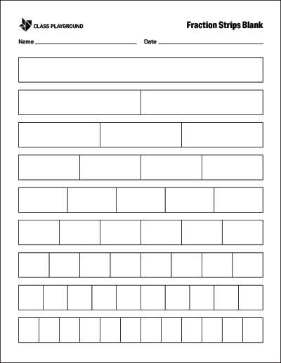 free fraction strips printable free fraction strips printable