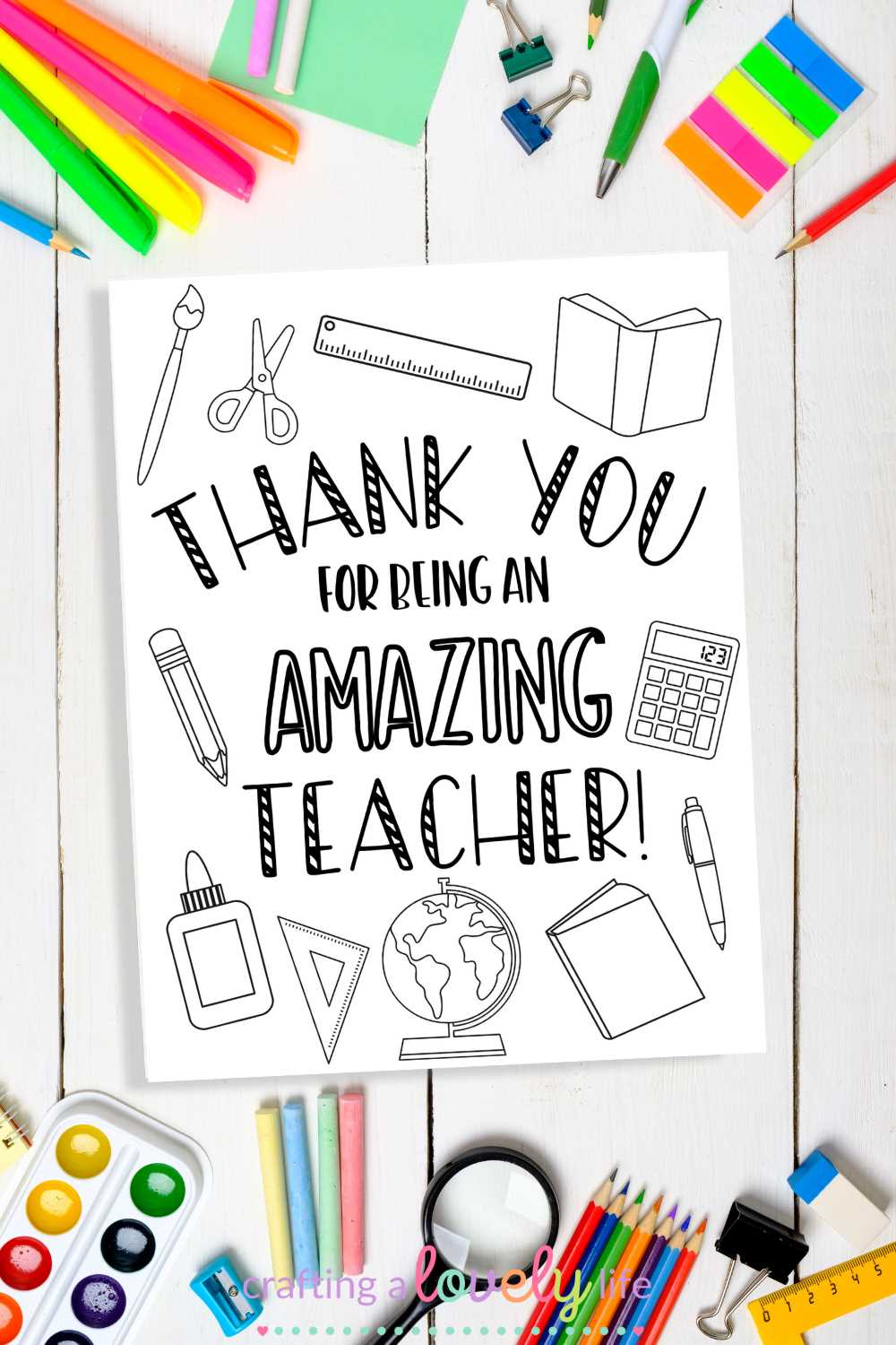 teacher appreciation printable card