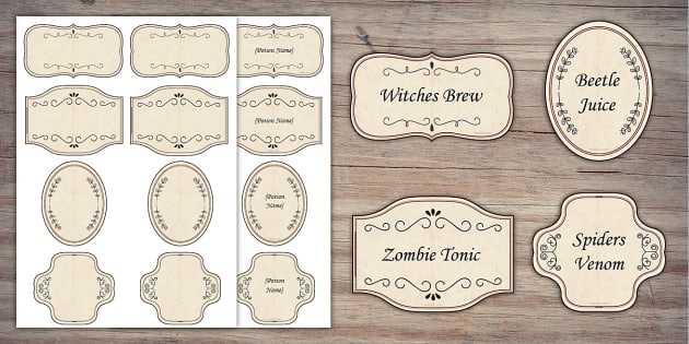 halloween labels for bottles printable free