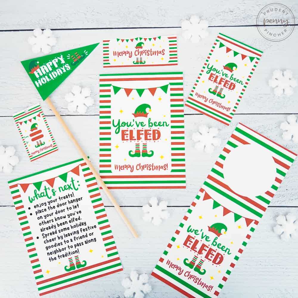 youve been elfed printable