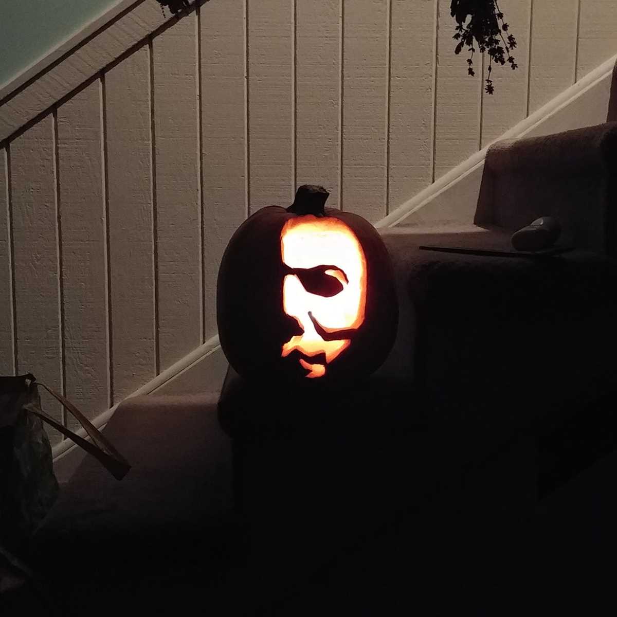 michael myers pumpkin stencil printable michael myers pumpkin stencil printable