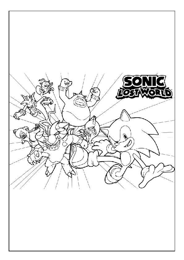 sonic printable pages sonic printable pages