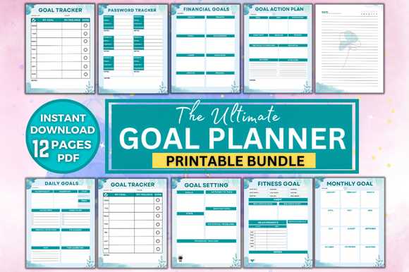 free printable goal planner