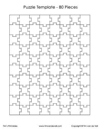 free printable puzzle template free printable puzzle template