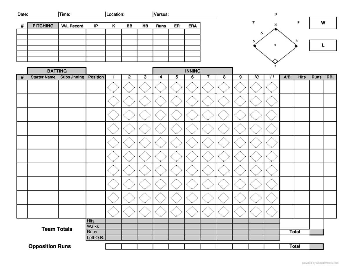 pitch count sheet printable pitch count sheet printable